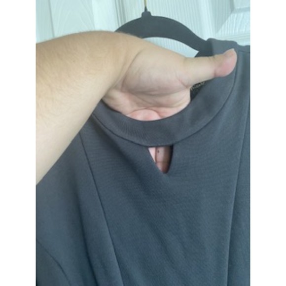 NICOLE MILLER BLACK DRESS, SZ L - Picture 7 of 9